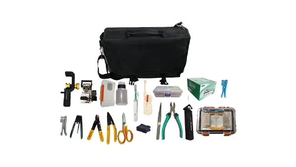 ST3900 Cleaver Networking Optical FTTH Optic Fiber Tool Kit OPM And VFL Cleaver