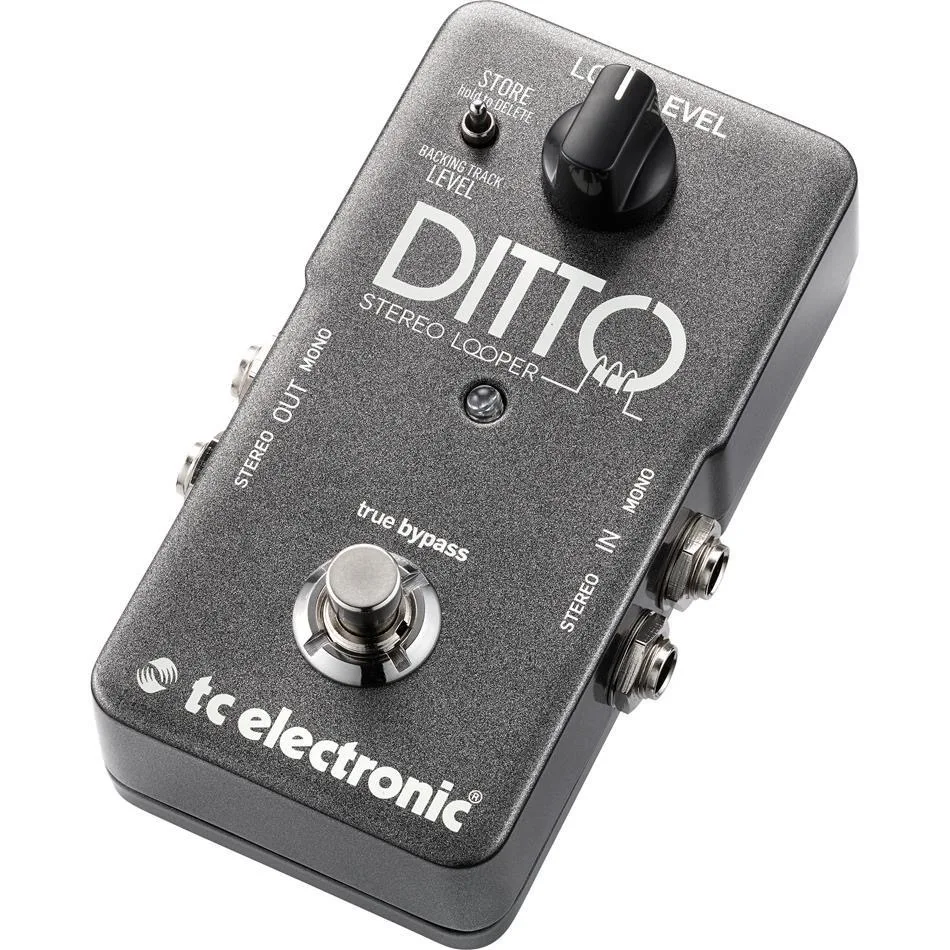 TC ELECTRONICS DITTO STEREO LOOPER  Electric Guitar Bass Distortion  Single Block Effect Offers  Guitar Effect