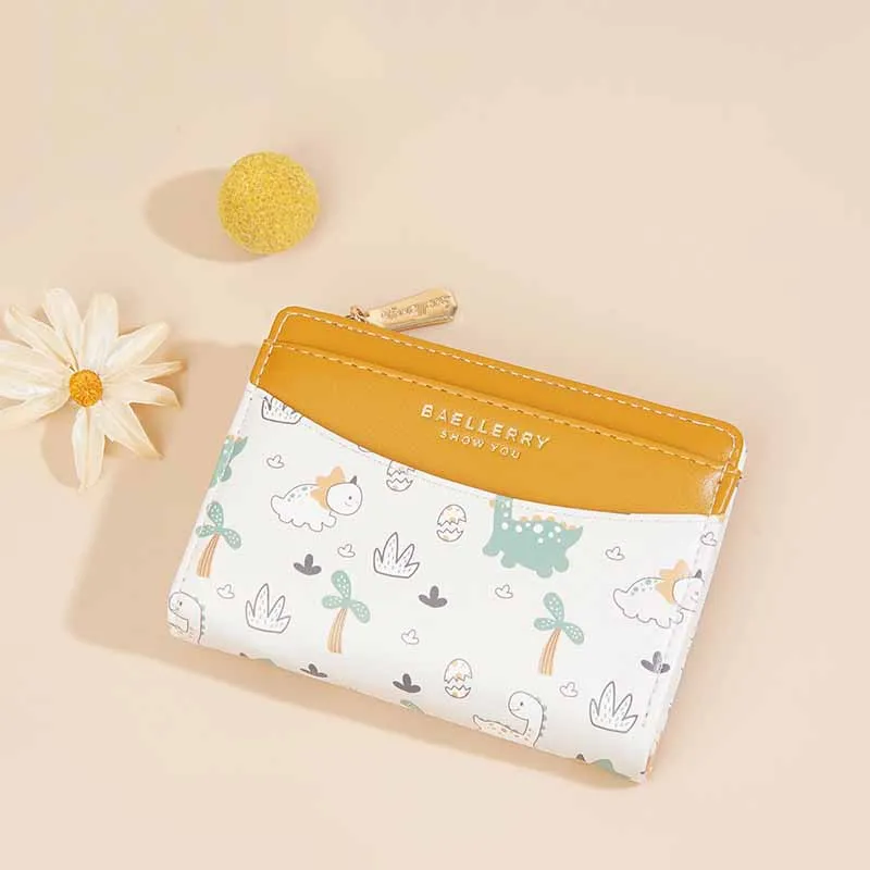 

New Cute Cartoon Printing Women Wallet for Female Mini Hasp Purse Multi-Cards Holder Coin Short Zipper High-end Wallets Carteira