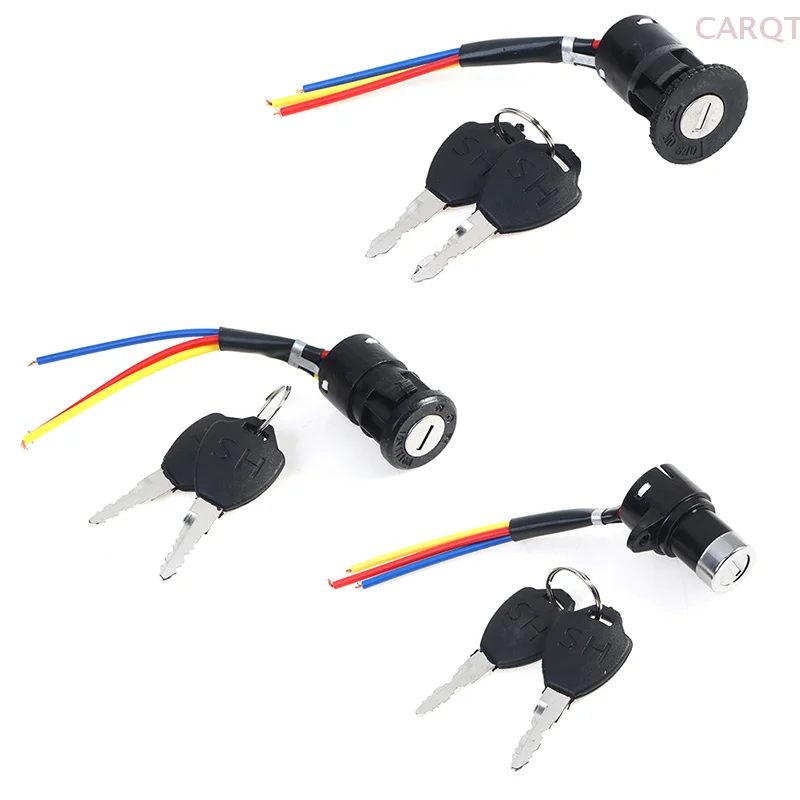 

Universal Electric Bicycle Biking Portable Dustproof Cycling Parts for Electric Scooter Ignition Switch Key Power Lock