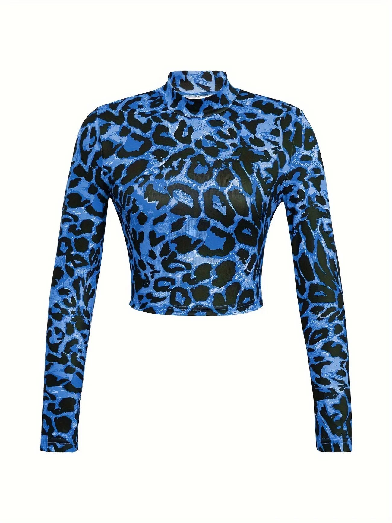 2026 Lässiges Leoparden-Sport-T-Shirt für Damen mit Grafikdruck, Langarm, Retro-Sportbekleidung, City-Break-Party-Karneval-Mode-T-Shirt – Detail 10