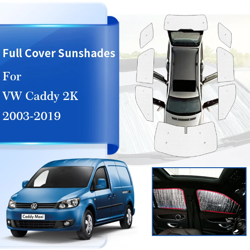 

For Volkswagen for VW Caddy 2K 2004~2019 Sun Window Visor Windshields Cover Sunshades UV Protection Car Accessories