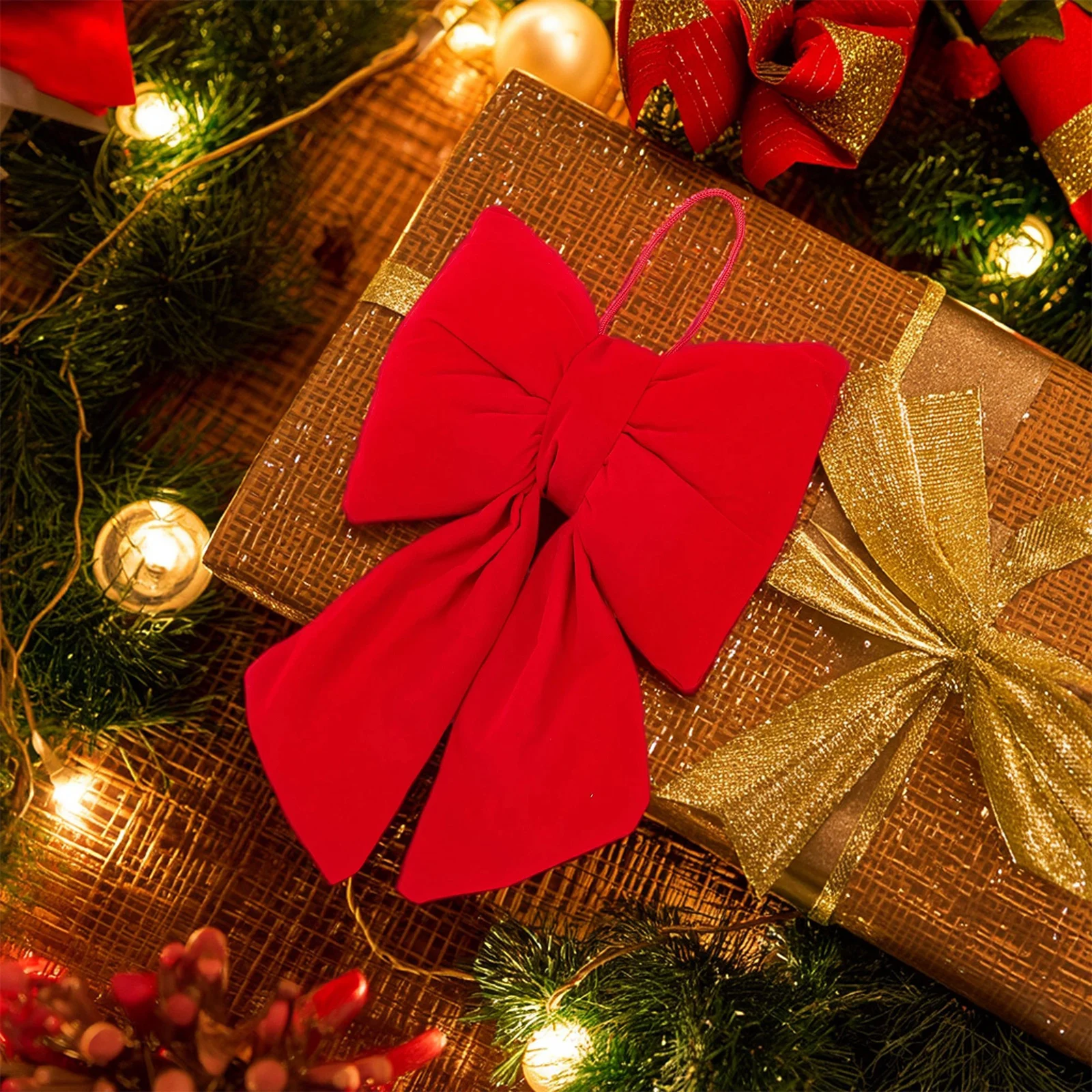 크리스마스 활 장식 2026 신년 천 활 장식 홈 오피스 파티를위한 클래식 휴일 파티 용품 크리스마스 펜던트