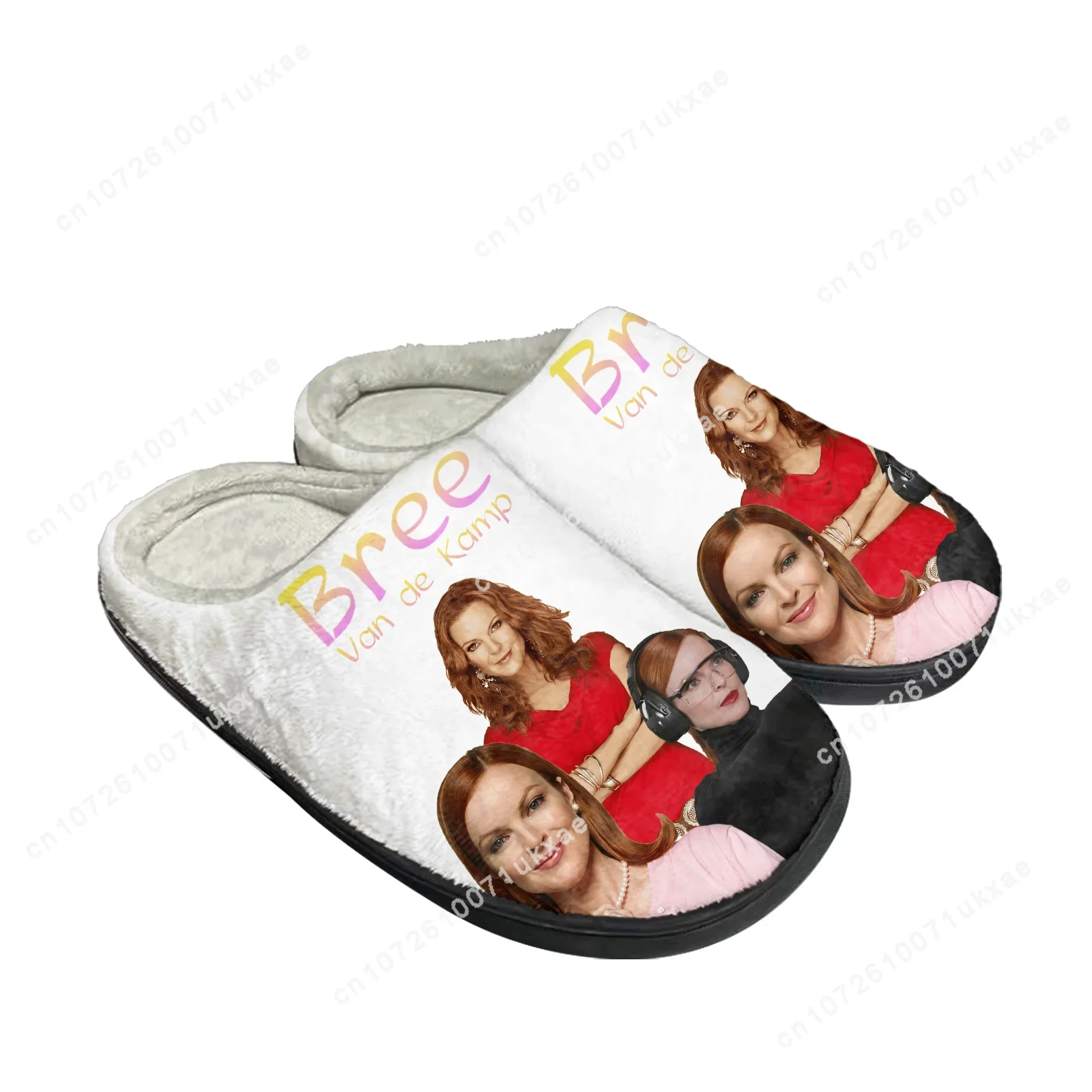 Desperate Housewives Home Katoen Slippers Heren Dames Pluche Slaapkamer Casual Warme Schoenen Thermische Slipper Aangepaste DIY Schoen