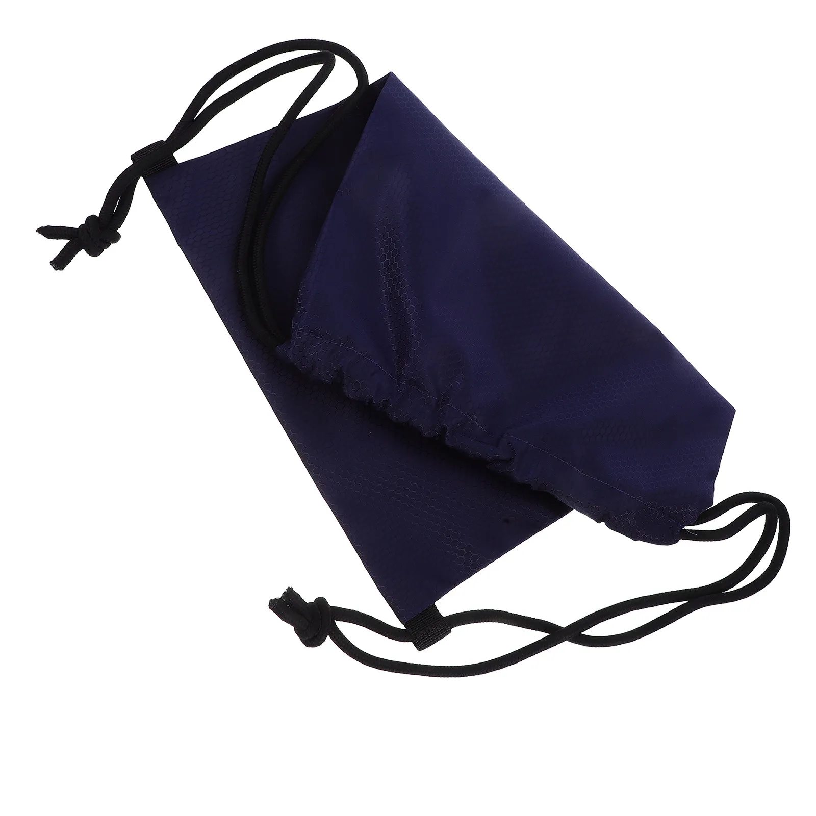 

Lightweight Drawstring Gym Bag Blue Small Size Water-Resistant Polyester Athletic Backpack For Workout Running Cycling Sports