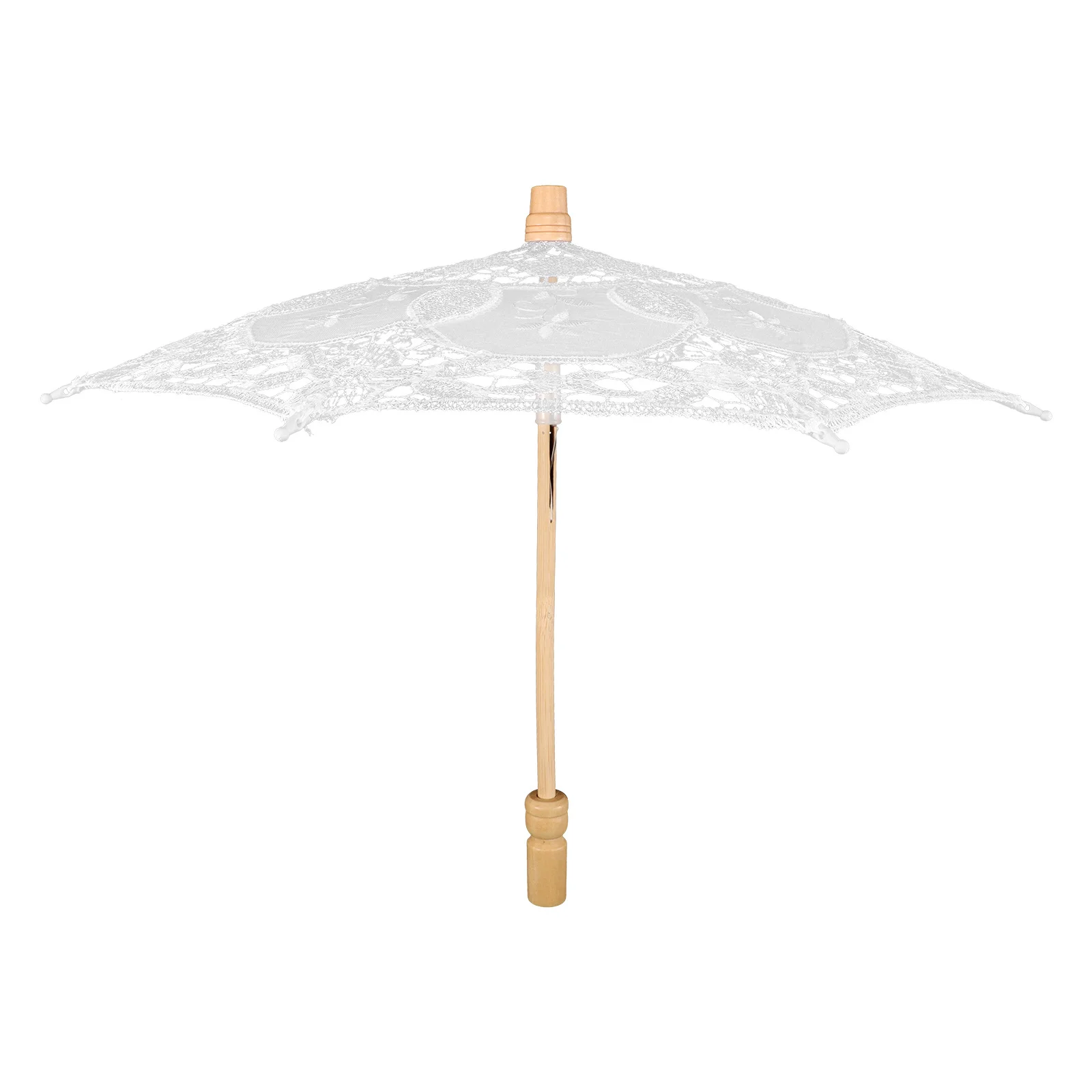 مظلة الدانتيل الزفاف نسيج القطن الزفاف التصوير الدعامة أنيقة المظلة التطريز ديكور الزفاف التبعي #6