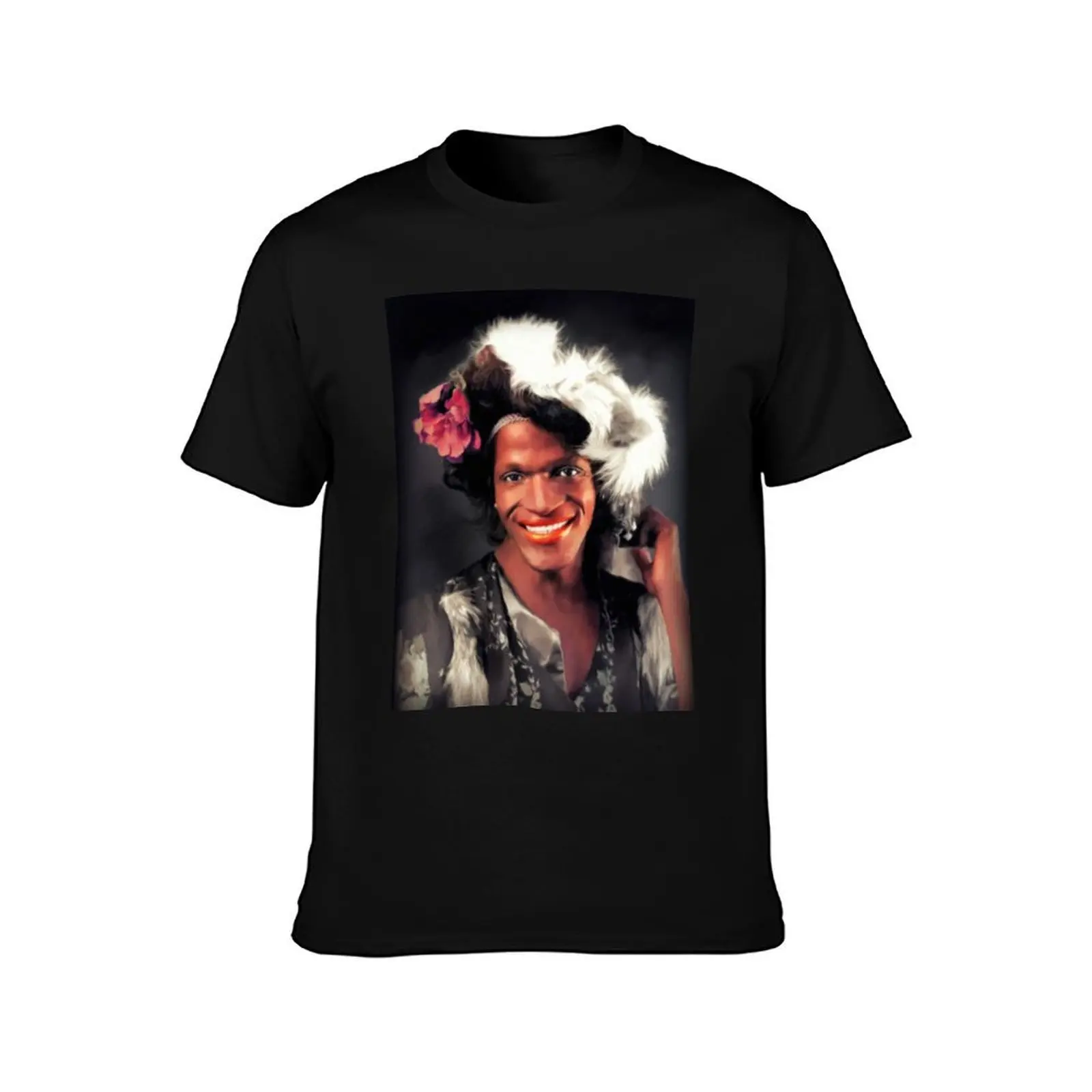 Marsha P. Johnson, Civil Rights T-Shirt, Summer Casual Cotton Tee, Oversized Streetwear Tops, Vintage Graphic Print, 100% Cotton