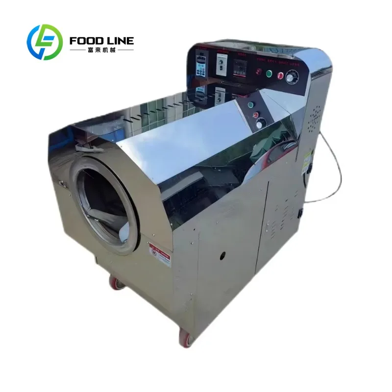 Customized size Peanut Seeds Nuts Hazelnuts Almonds Coffee Beans Roaster Fried Roaster