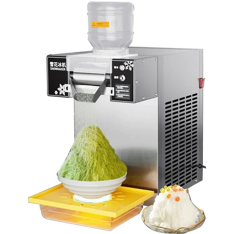 Commercial Koreanorea Kakigori Mesin Kbingsoo Snow Snowflake Flake Cream Crusher Maker Make Shaved Ice Sh