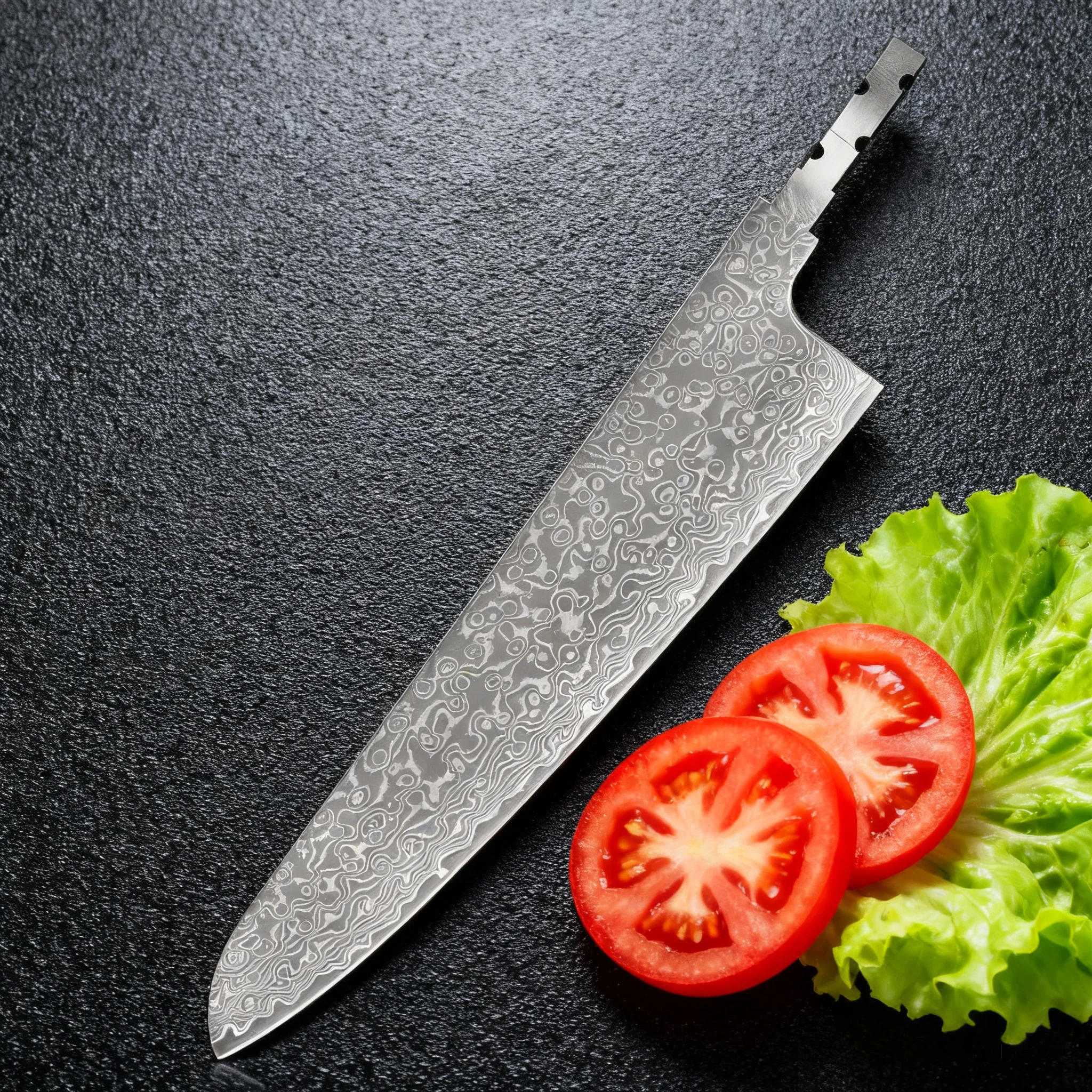 1/2/3PCS,High quality Chef Blank Blade DIY 67-layer Damascus Steel DIY Knife Making Tools No Handle Cooking Knife Kitchen Stuff view 3