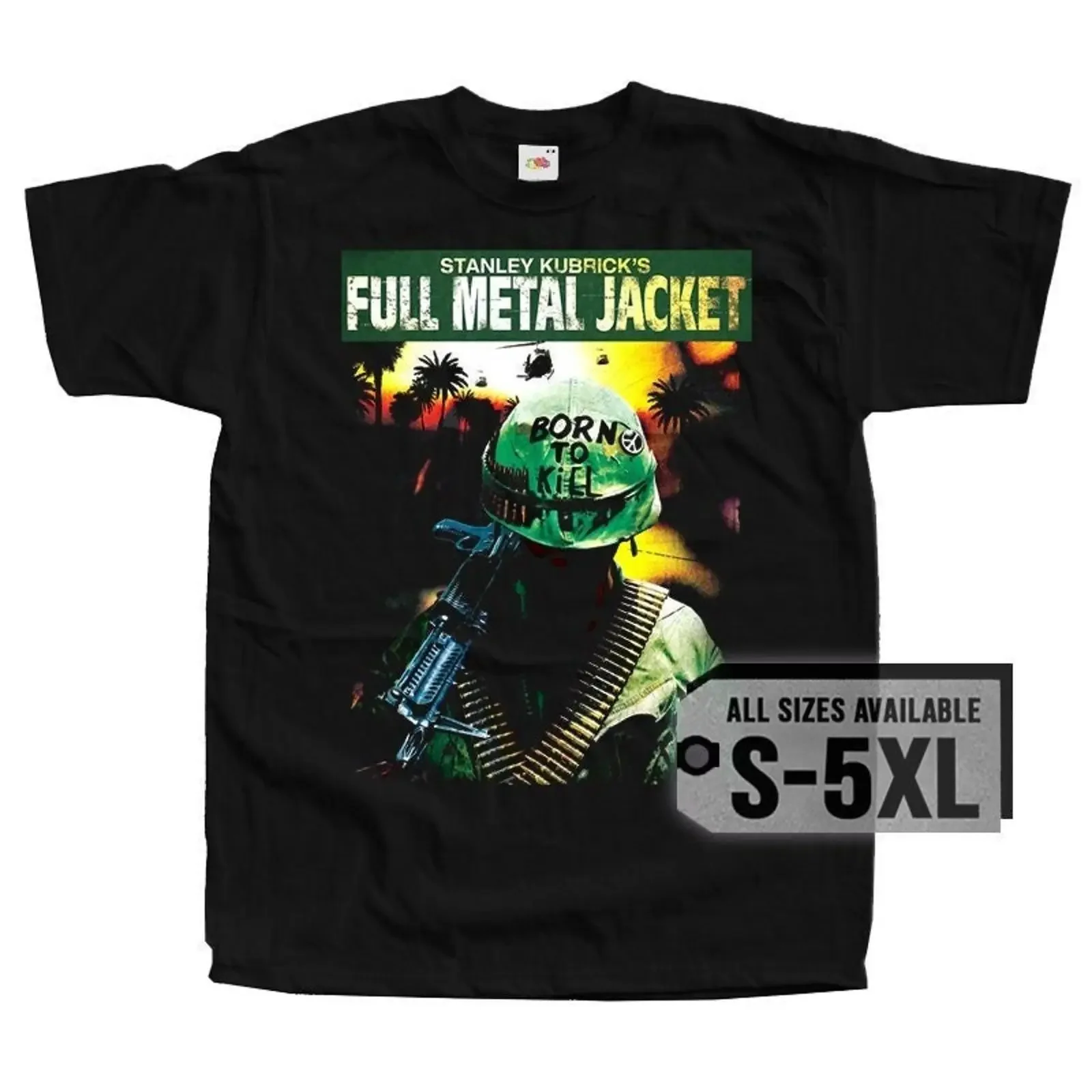 Full Metal Jacket V10 Poster Men T Shirt all sizes S 5XL vintage Washed homme Comfortable designer clothes fashion Slightly