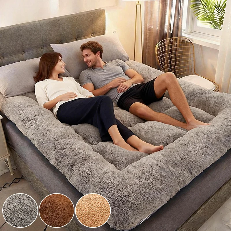 

Hot Sale Thickened Lamb Velvet Mattress Soft Fluffy Anti-Slip Foldable for Home Student Dormitory Tatami Bed90/120/150/180/200cm