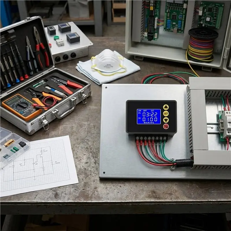 Programmable Digital Timer Switch Relay Control Time Controller Delay Relay Cycle Timing On/Off