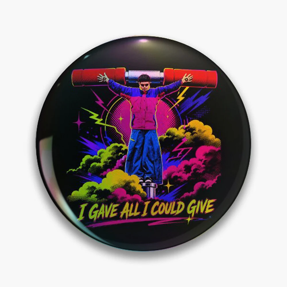 Oliver Tree Rest In Peace 1993 to 2026 Memorial - OT Pin Holographic Star Heart Pin Brooches Laminated Button Fashion Accessory