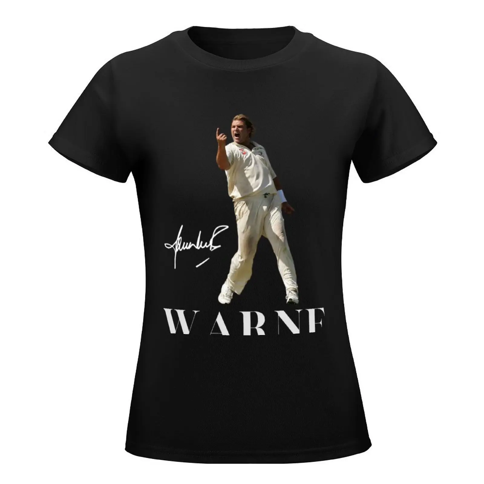 Shane Warne - Rip Shane Warne - Shane Warne autograph Essential T-Shirt tops female summer blouses woman 2024