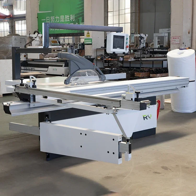 for New Automatic 3200mm CNC Sliding Table Panel Saw Wood Cutting Machine Woodworking Rip Fence Control MDF Melamine