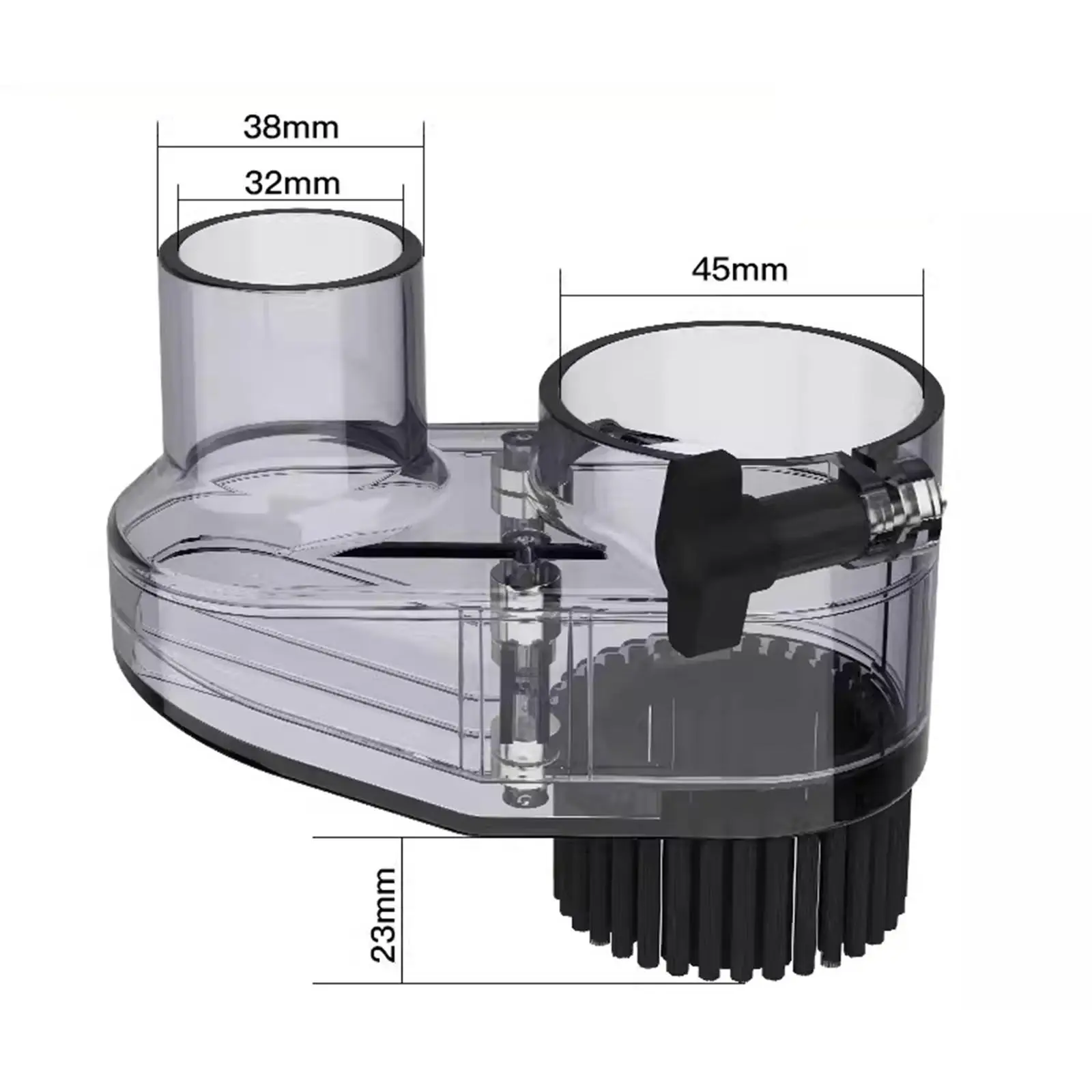 CNC Router Dust Shoe Brush Cleaning Brush Vacuum Cleaner Cover CNC Dust Boot