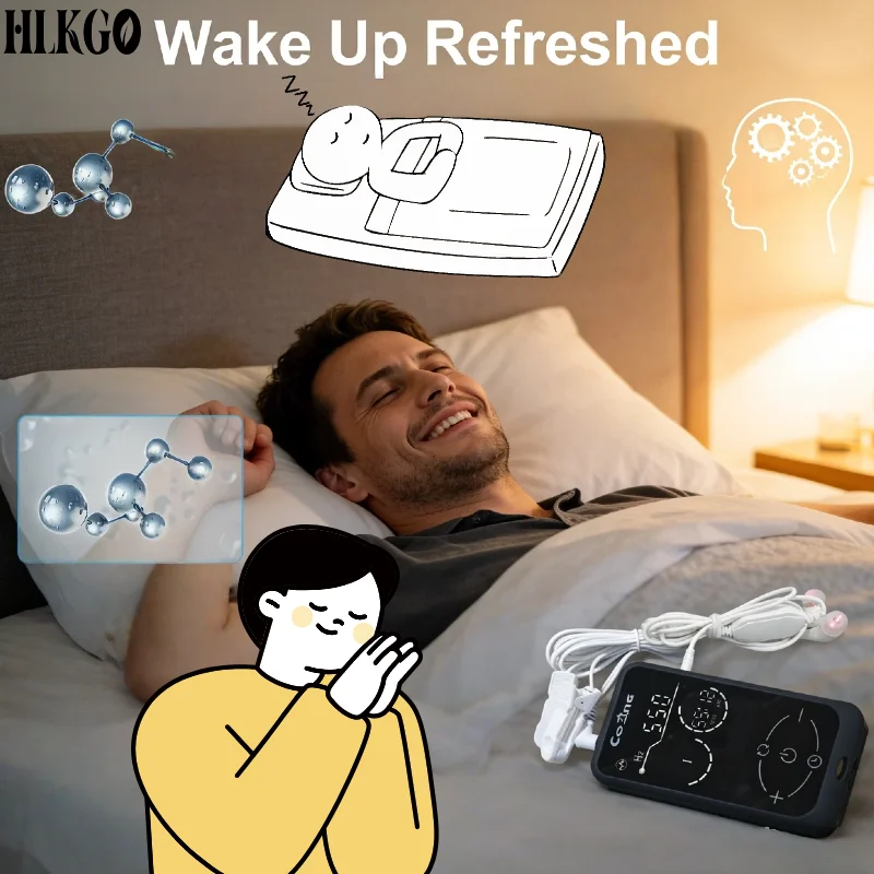 

Премиальный ушной клипс для стимуляции вагусного нерва CES для улучшения сна, быстрого глубокого сна, при бессоннице, тревоге, депрессии. Горячая распродажа. Для домашнего использования.