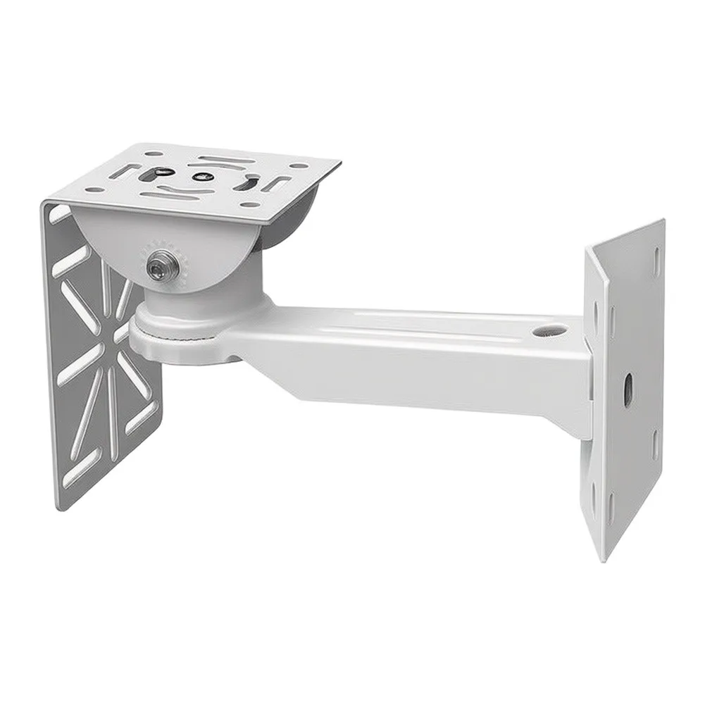 Dome Camera L-Shape Mount Bracket Outdoor Rated Metal Construction for Wall Ceiling or Pole For Security Installations