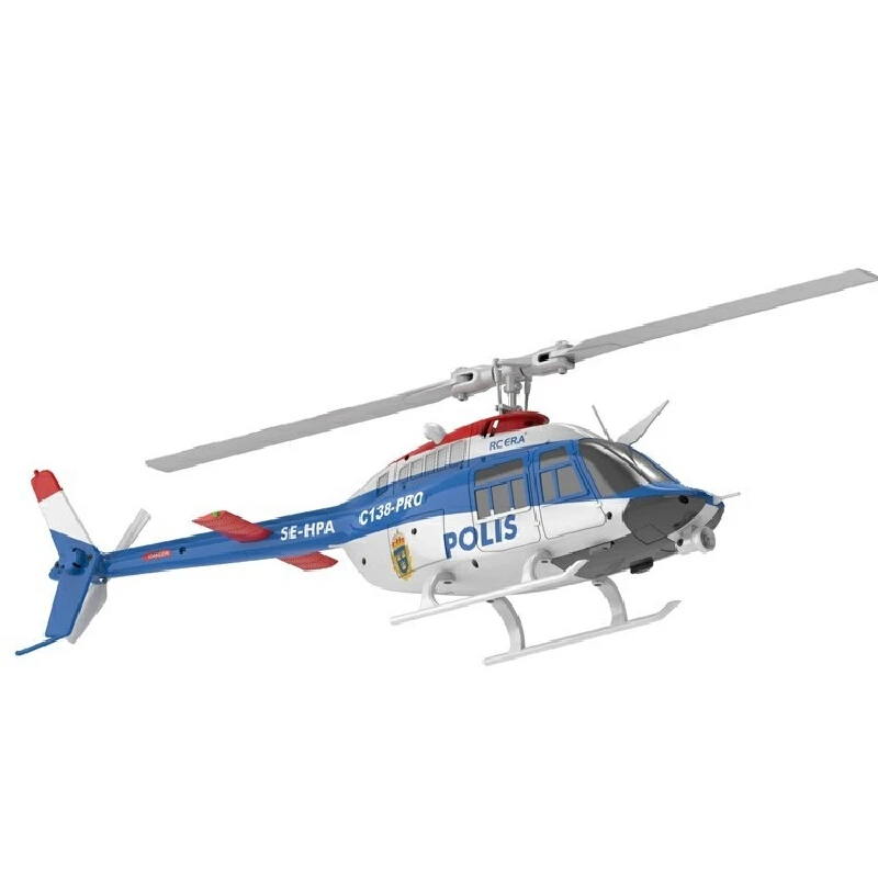 2025 C138 PRO مروحية RC بدون فرش - نموذج مقياس جرس 206-نمط، RHSK #3