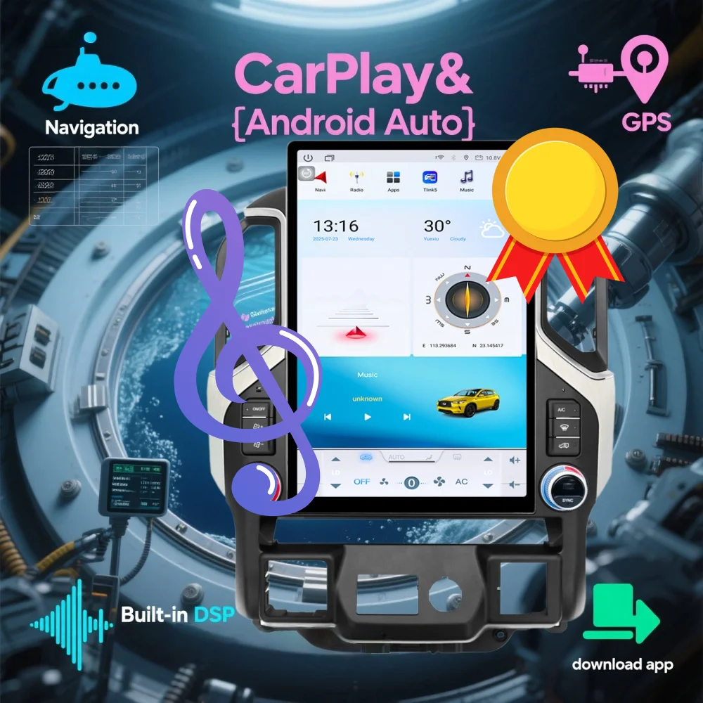 For Chevrolet Silverado GMC SIERRA 2019 2020 2021 2022 2023 Wireless CarPlay  Multimedia Android Screen Car GPS Navi Radio