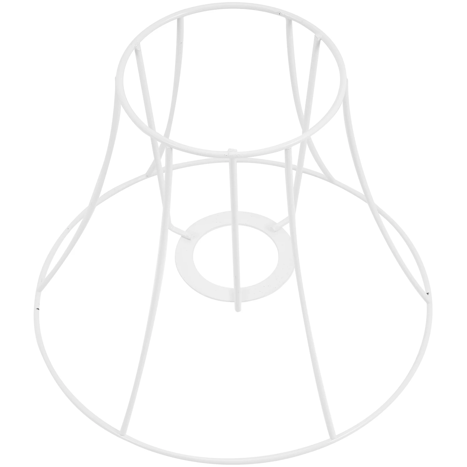 

DIY Lampshade Frame 10cm Top 21cm Bottom 15cm Height Rust resistant Iron Bracket for Table Lamp Ch Home Decor