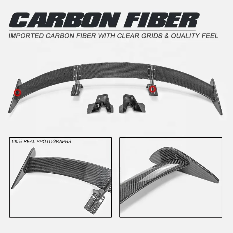 High Quality GV Type Carbon Fiber GT Rear Trunk Spoiler Wing For MX5 ND Miata