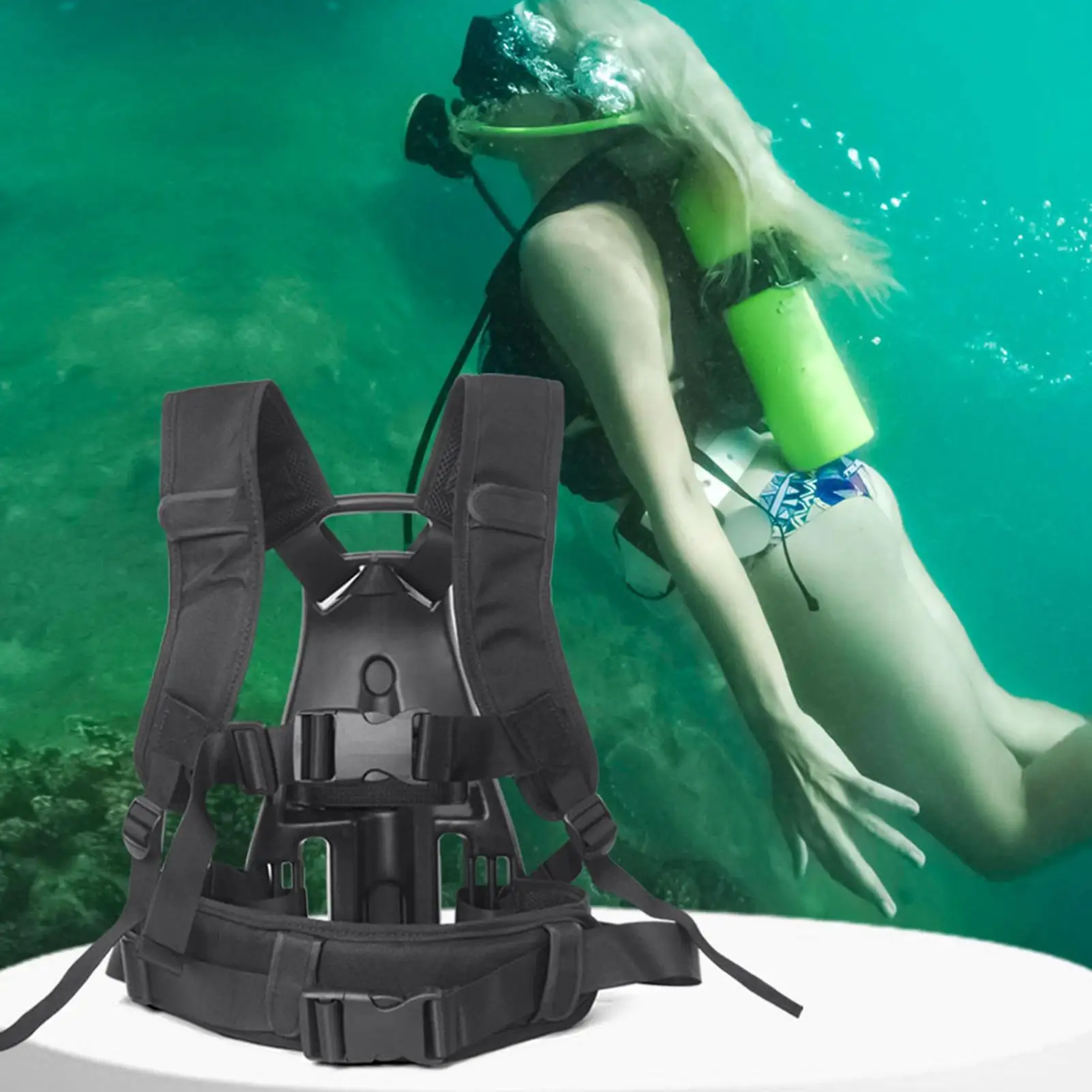 

Oxygen Tank Backpack Oxygen Transport Backpack Diving Tank Transport Bag For Shore Outdoor Travel Boat Training Public Pool
