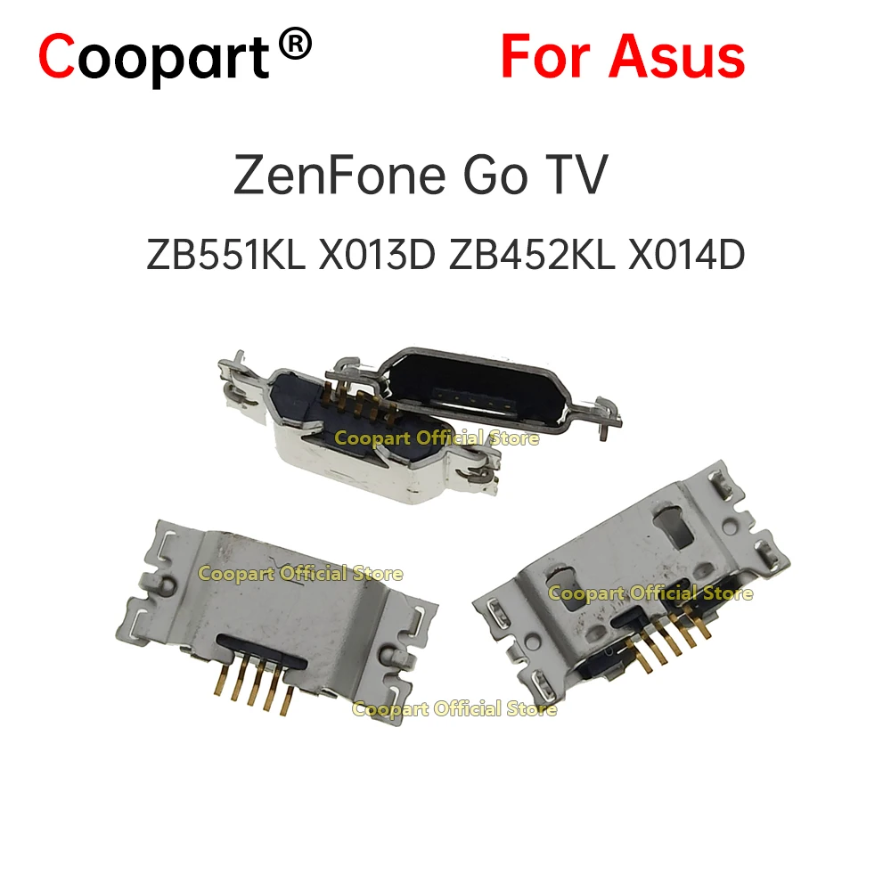 2-10pcs Coopart New USB Charging Port charger Dock for Asus ZenFone Go TV ZB551KL X013D ZB452KL X014D