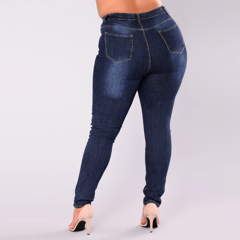 Calça jeans lápis skinny de alta estiramento feminino, senhora, cintura alta, calça comprida, estreita, reta, envoltório de pernas, quadris, calça casual shaping, vintage