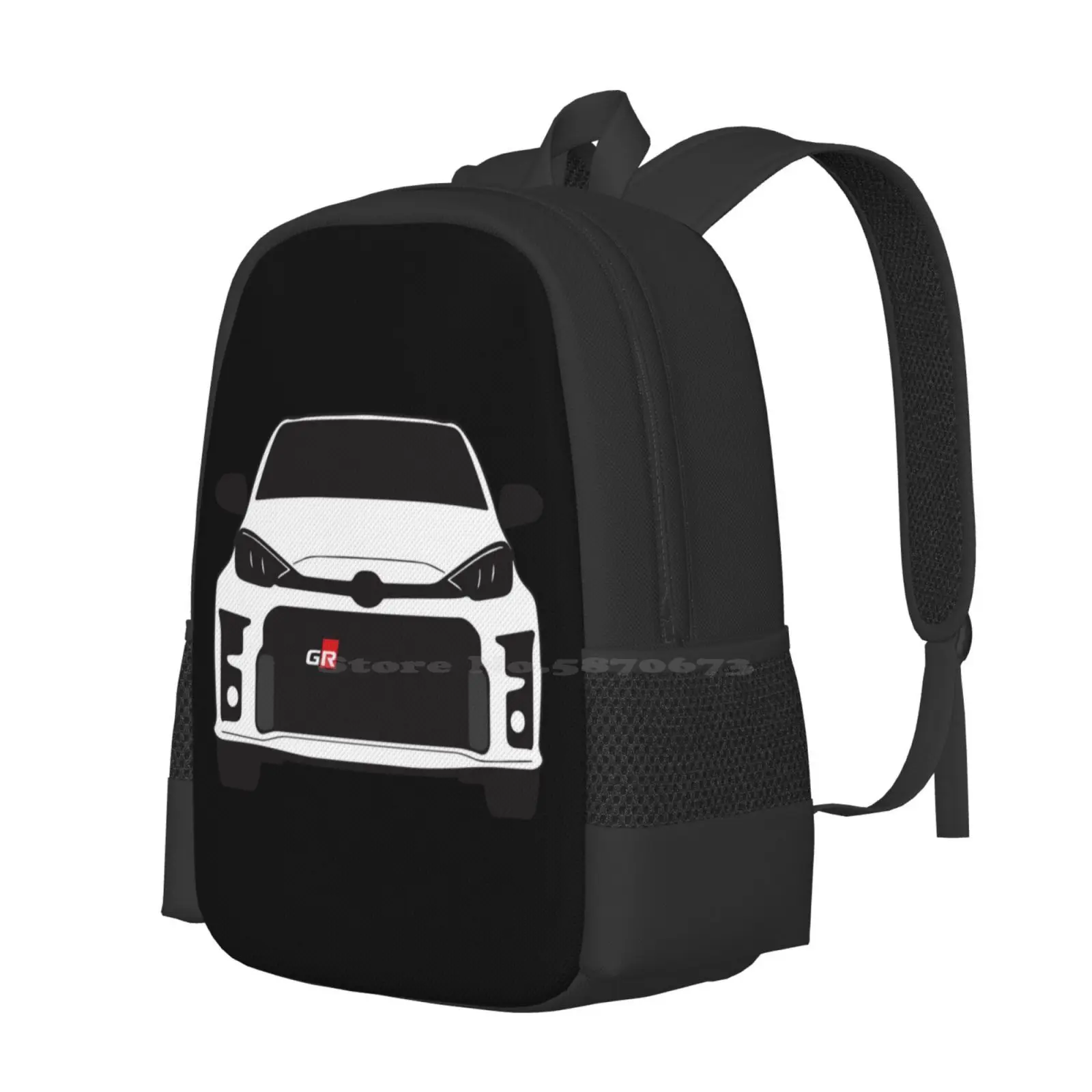 Gr Yaris Essential Hot Sale Schoolbag Backpack Fashion Bags Gr Yaris Yaris Gr Wrc Gazoo Racing Gr Logo Corolla Gr Jdm