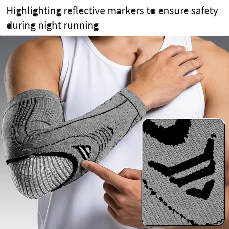 Effective Exercise Elbow Covers Moisture Resistant Design Body-Friendly Fit Extended Use Suitable for Outdoor Activity 