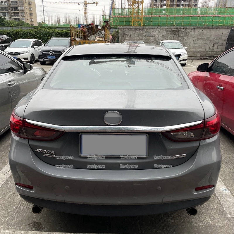 ABS Glossy Black Rear Window Roof Spoiler Car Accessories For Mazda 6 Atenza 2014 2015 2016 2017 2018 2019