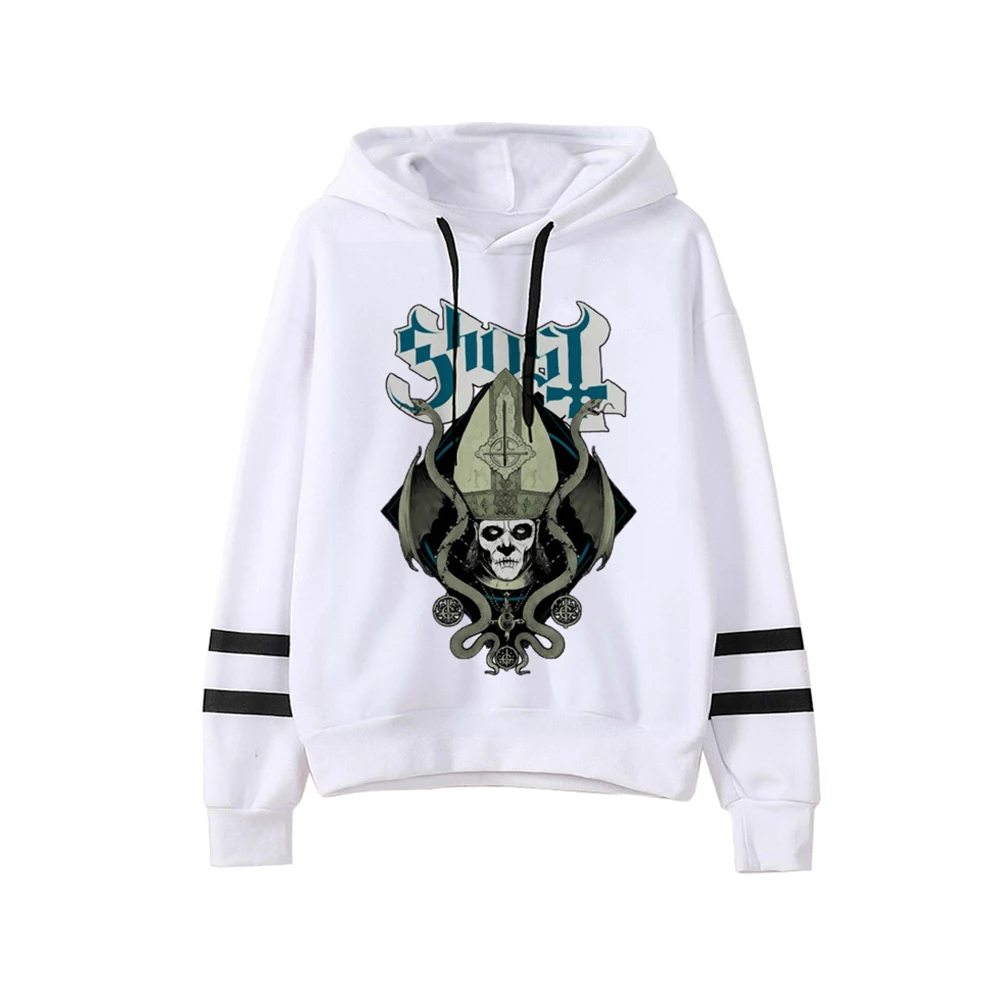 Ghost Band Hoodies Male Printed Harajuku Graphic Men Pullover Sweatshirts GrungeStreet Trend Anime Simple Sports Classic Simple