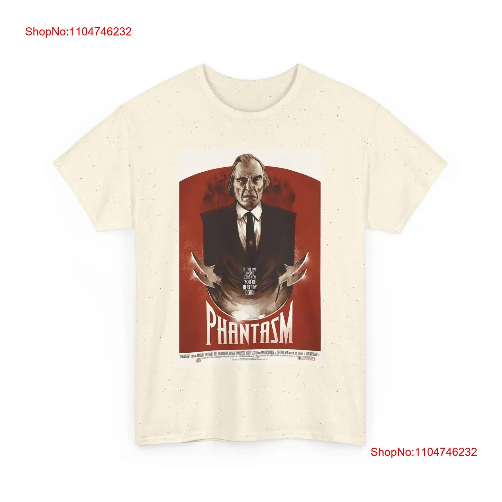 

Phantasm Vintage Movie Poster T Shirt For vintage Washed homme Comfortable streetwear Soft Stylish Casual Breathable Stretched