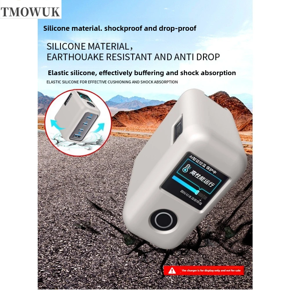 

For Anker Zolo 140W - Silicone Dustproof Case Soft Shockproof Sleeve Shell With Full Protection For Charger