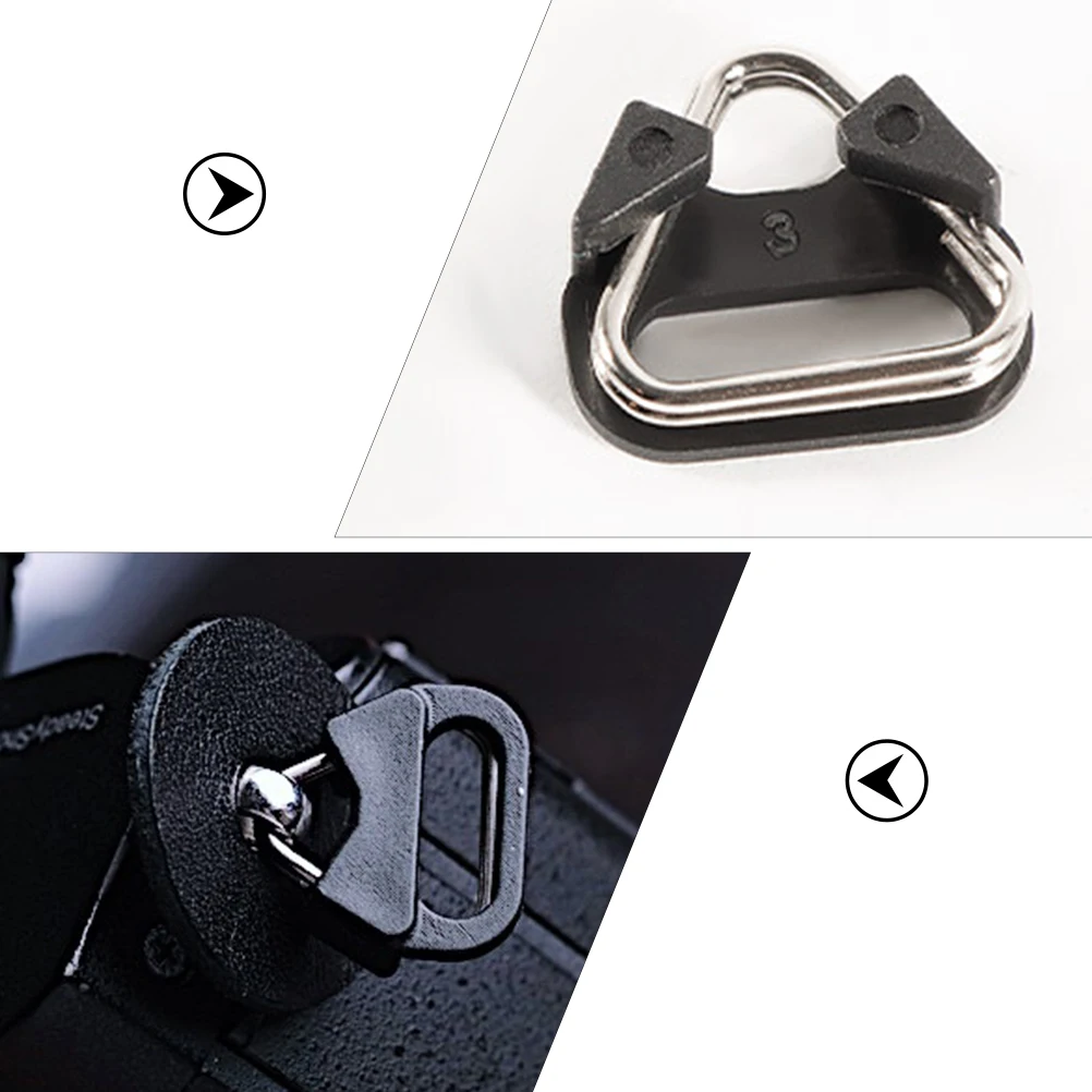

10pcs Camera Strap Accessories Durable Stainless Split Rings Hook Triangle Clip for Lanyard Shoulder Strap Photographer Gift