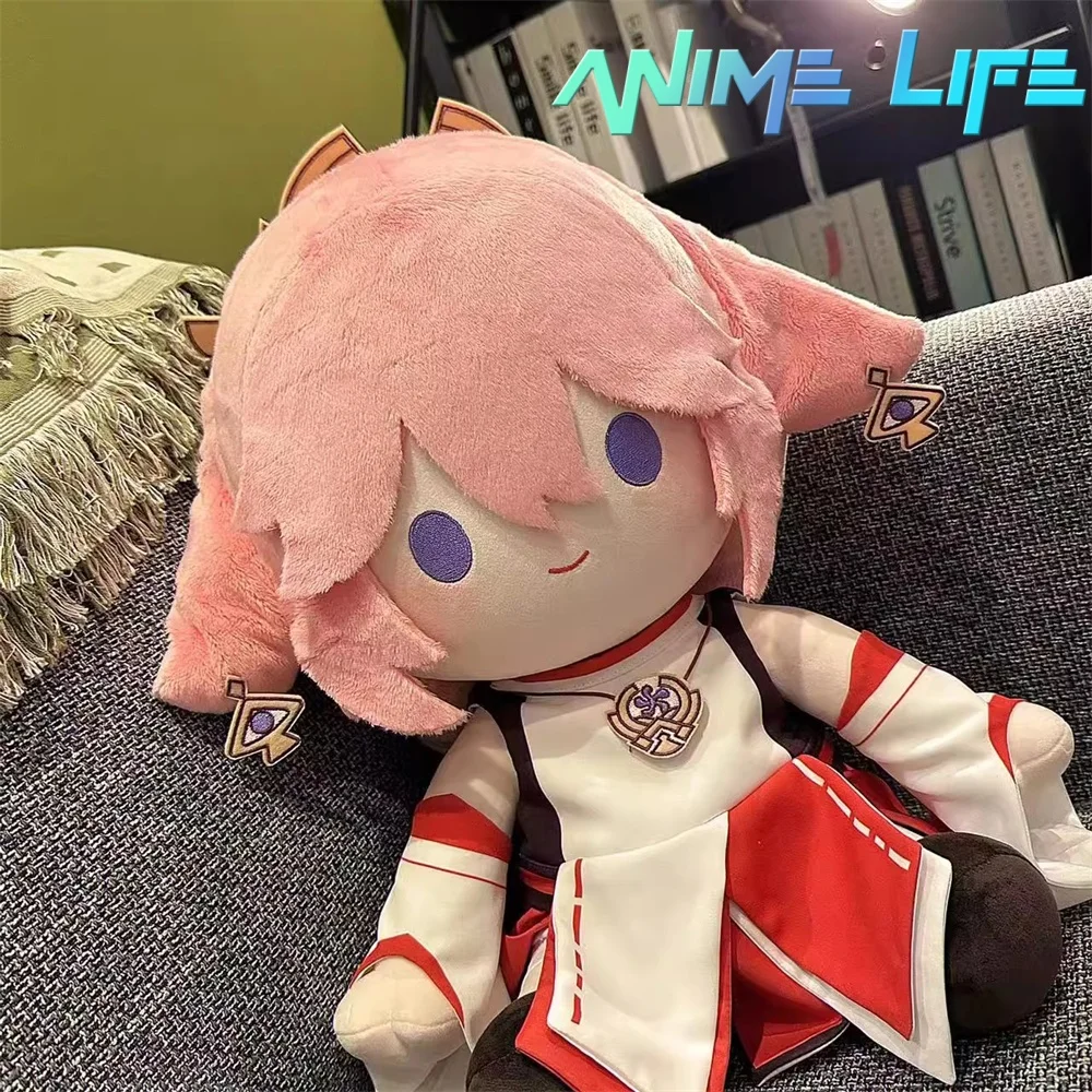 

Игрушка Plushie Game Genshin Impact Yae Miko 40 см, кукла, игрушка, сидящее тело, одежда, костюм, наряд, игра, косплей, подарок для детей, милый предзаказ