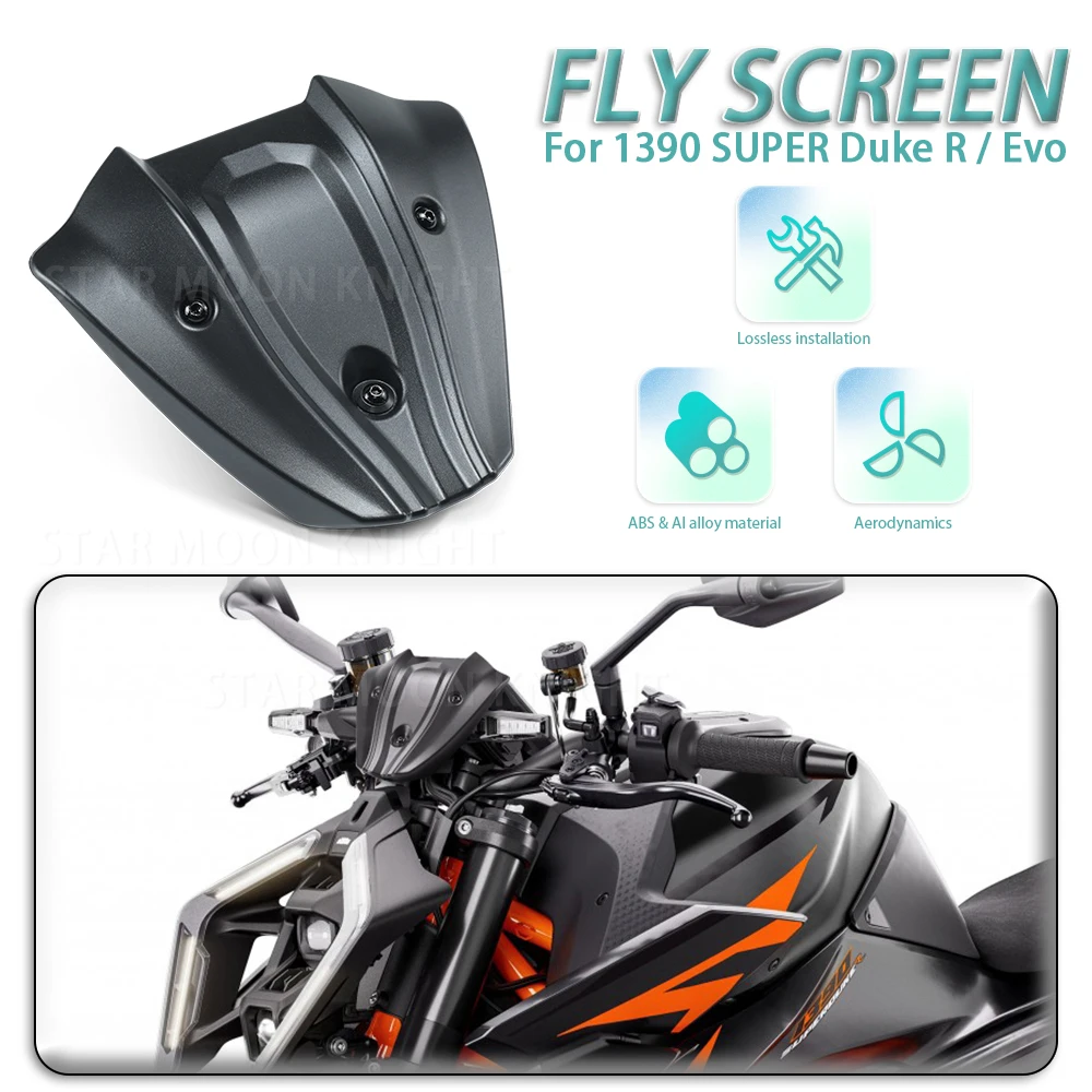 Instrument Front Fairing For 1390 SuperDuke R 1390 Super Duke R EVO Motorcycle Fly Screen Accessories Wind Deflector Shield