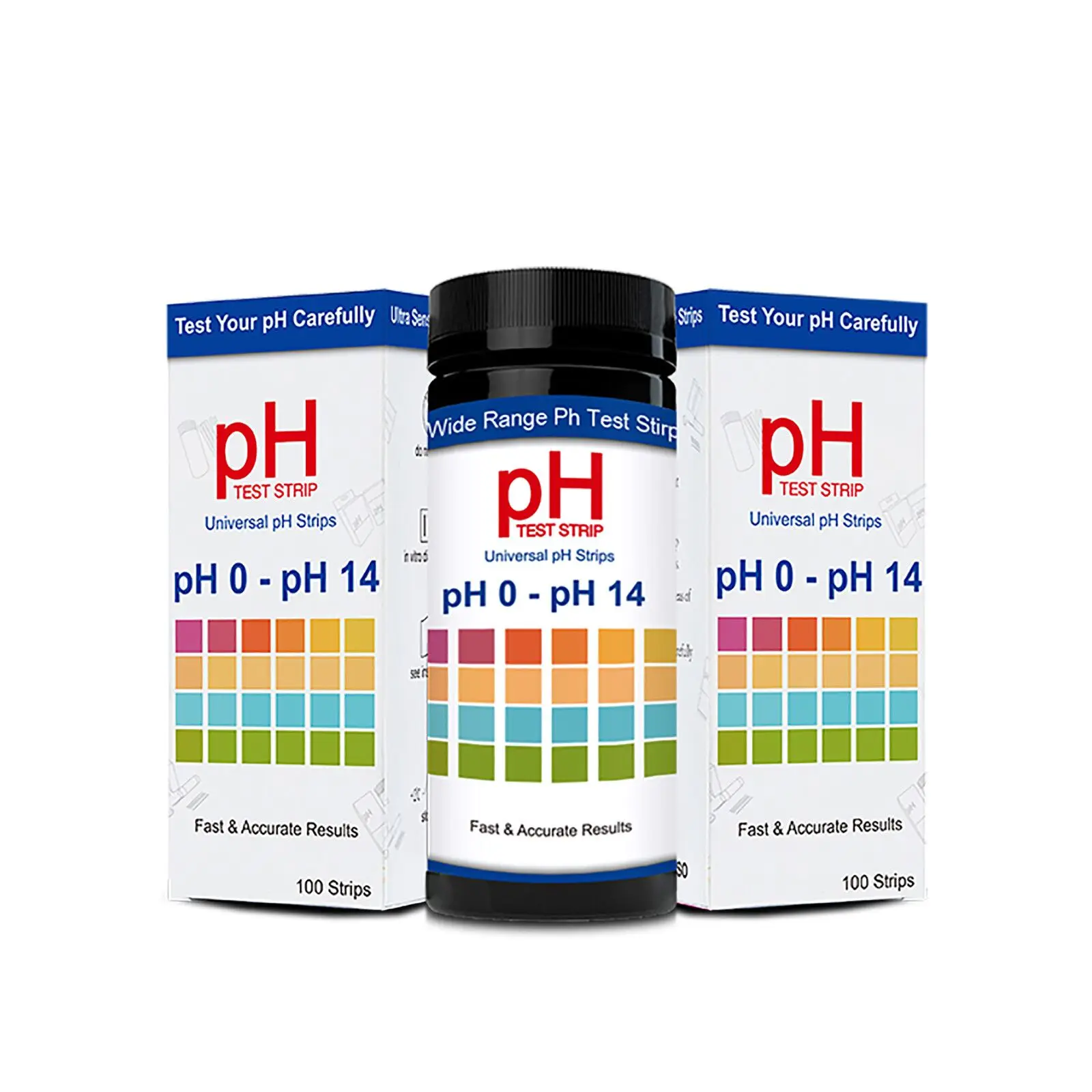 pH Test Strips 0-14 Urine, Saliva, Kombucha, Pool, Spa pH Test Strips