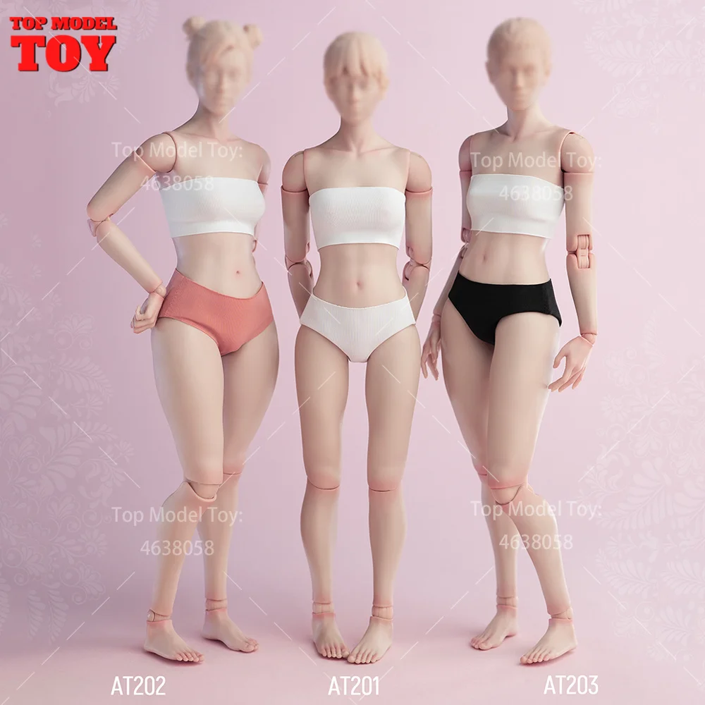 

Worldbox 1/6 AT201 AT202 AT203 Girls Joint Flexible Body Normal Fat Leg 12-inch Female Soldier White Suntan Skin Action Figure