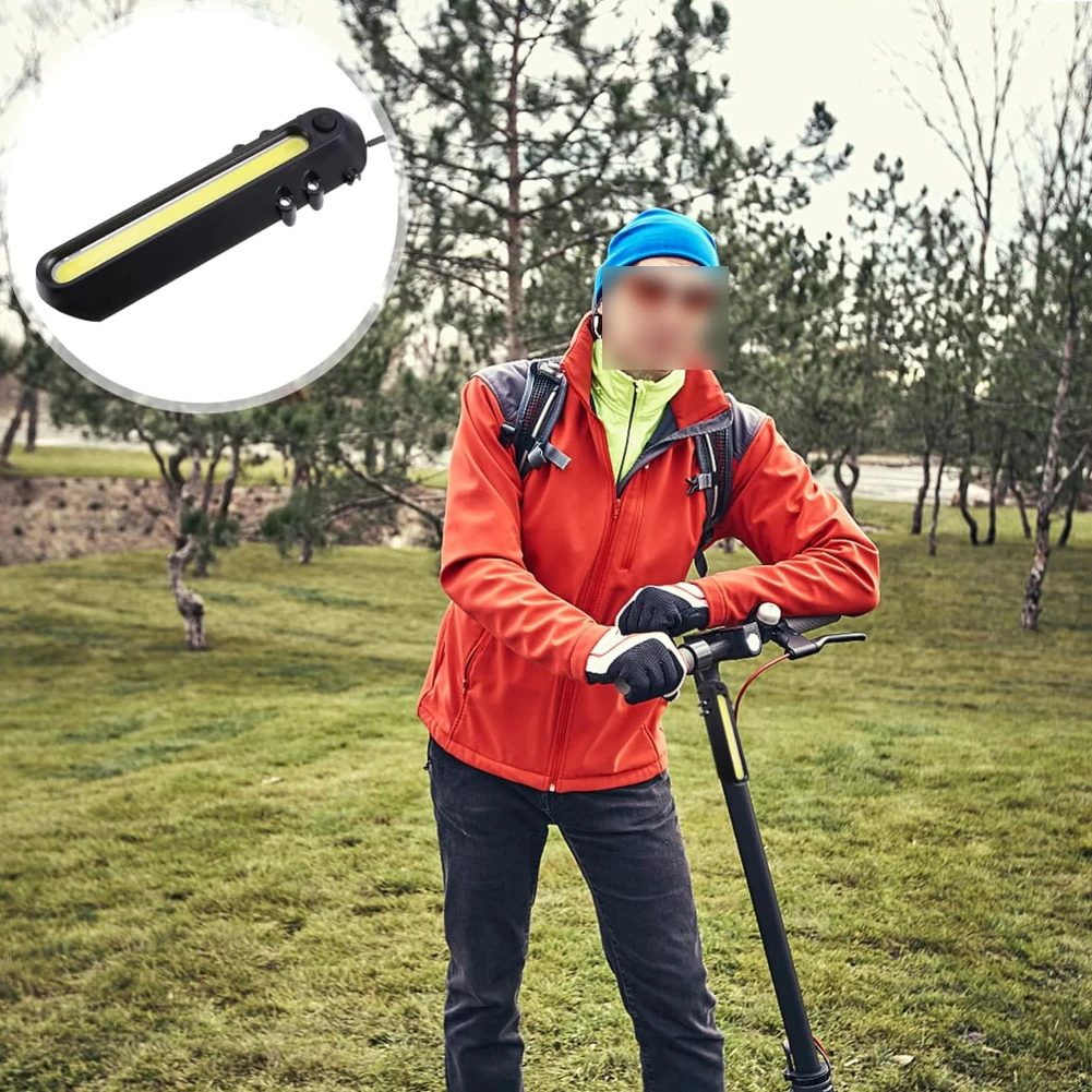 

12 В 160 ° Светодиодный передний фонарь COB для электрических скутеров, водонепроницаемый налобный фонарь подходит для палуб из углеродного волокна 5,5/6,5 дюймов, быстрая установка