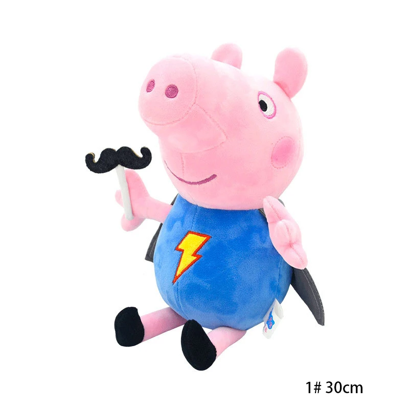30 CM Peppa Pig Plüsch Puppe Schwein Vater Mutter Modell kinder Spielzeug Cartoon Nette Anime Figur George Kinder Weihnachten geschenke – Detail 25