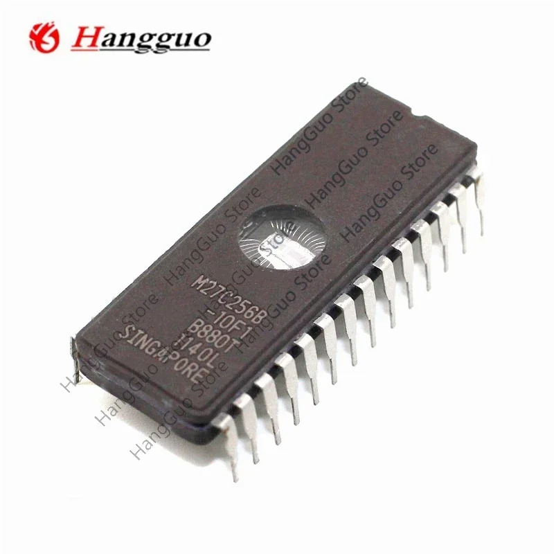 5PCS/ 10PCS M27C256-10F1 M27C256B-10F1 M27C256 27C256 M27C256B DIP28 IC EPROM UV 256KBIT 100NS Memory Chips best Quality