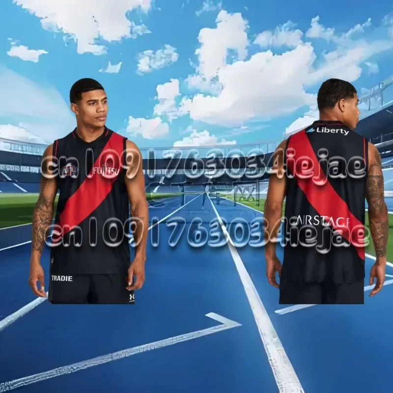 

2024 New Arriavl Summer A.F.L Essendon Bombers 2024 Indigenous Guernsey Jersey Oversized loose Vest For Adult/Kids Kit