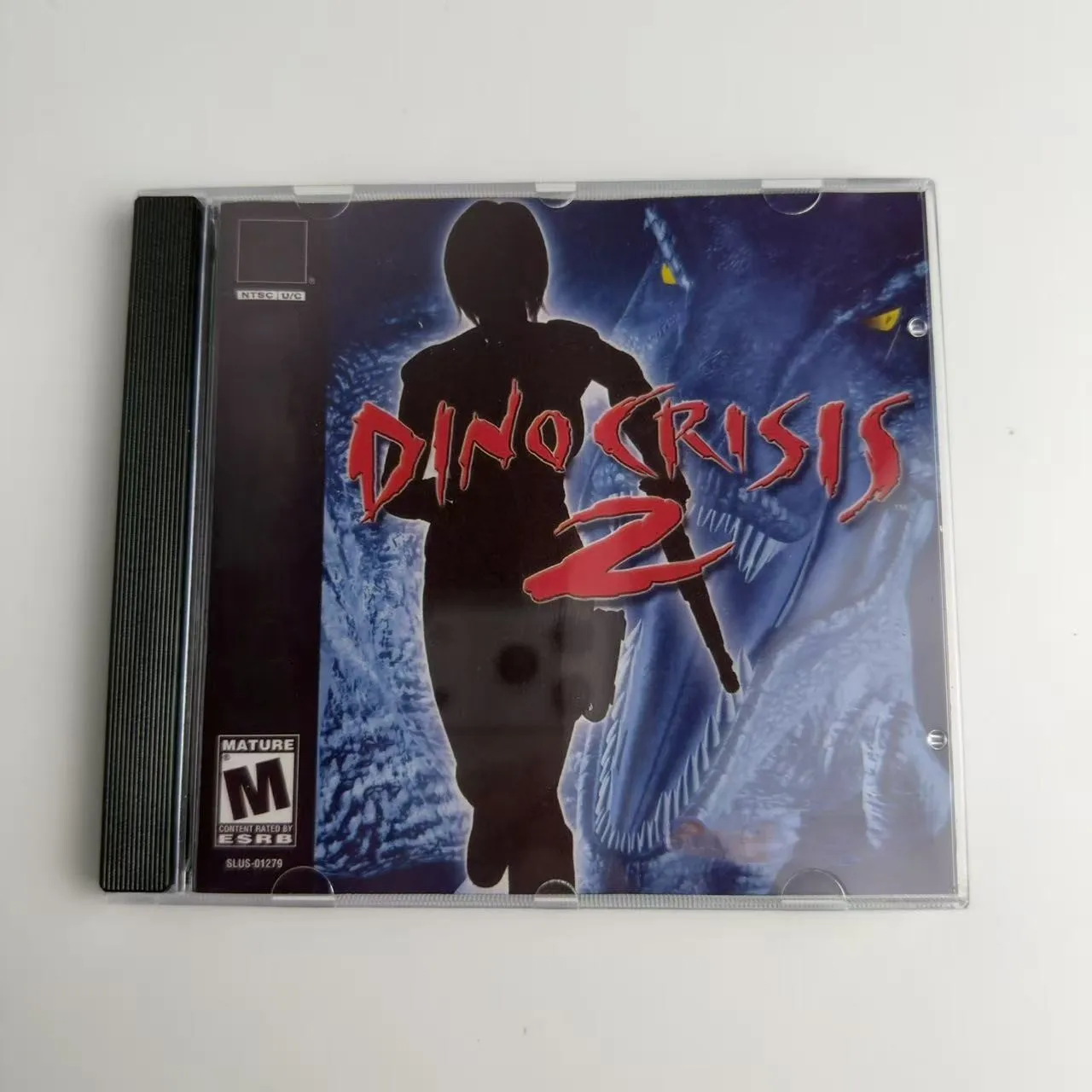 Disco de reproducción de alta calidad para Sony PS1: Dino Crisis 2 (Versión con vibración de EE. UU., sin manual)