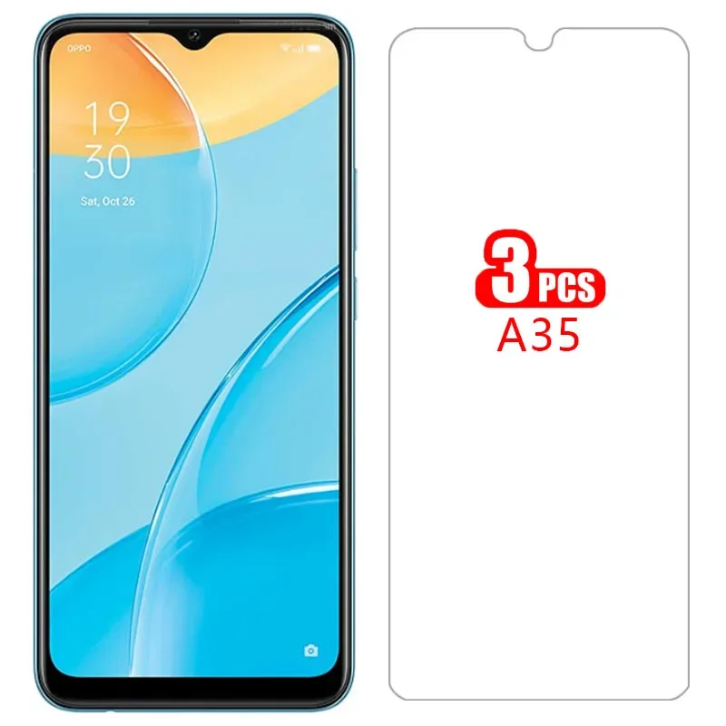 case for oppo a35 cover screen protector tempered glass on oppoa35 a 35 35a 6.52 protective phone coque bag 360 opp opo oppo35a