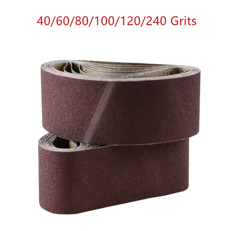 Abrasive Sanding Belt Sander, Grinding and Polishing Tool, 610x96mm Sandpaper, Woodworking Tool, 40, 60 80 100120 240 Grit,