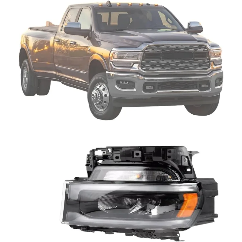 For Dodge Ram 2500 3500 Car Front Headlight Upgrade LED Three Lens Light Assembly Dynamic Turn Signal Best Accessories