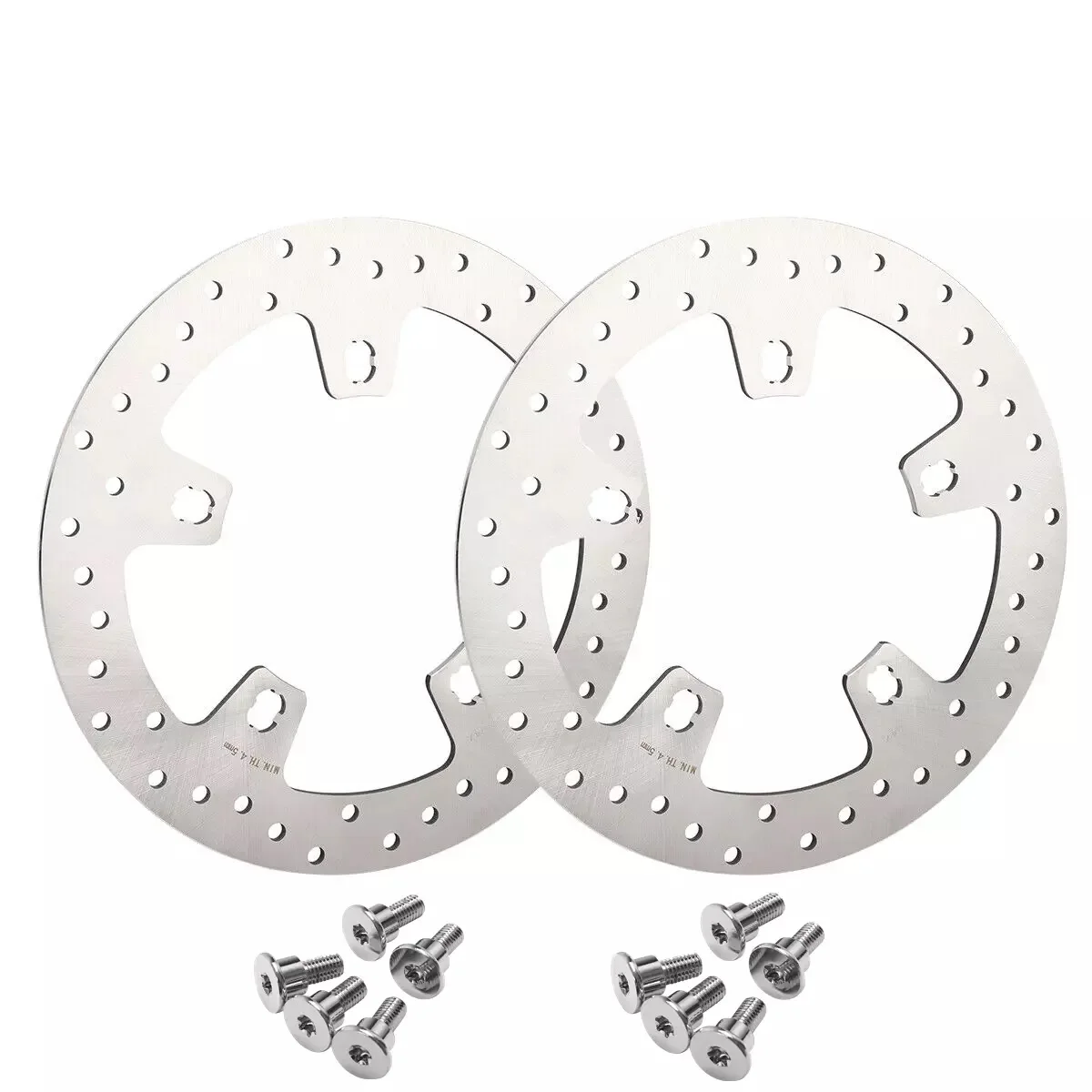 

Motorcycle 11.8" Front Left Right Brake Rotors Bolts For Harley Touring Electra Street Glide 2014-2025